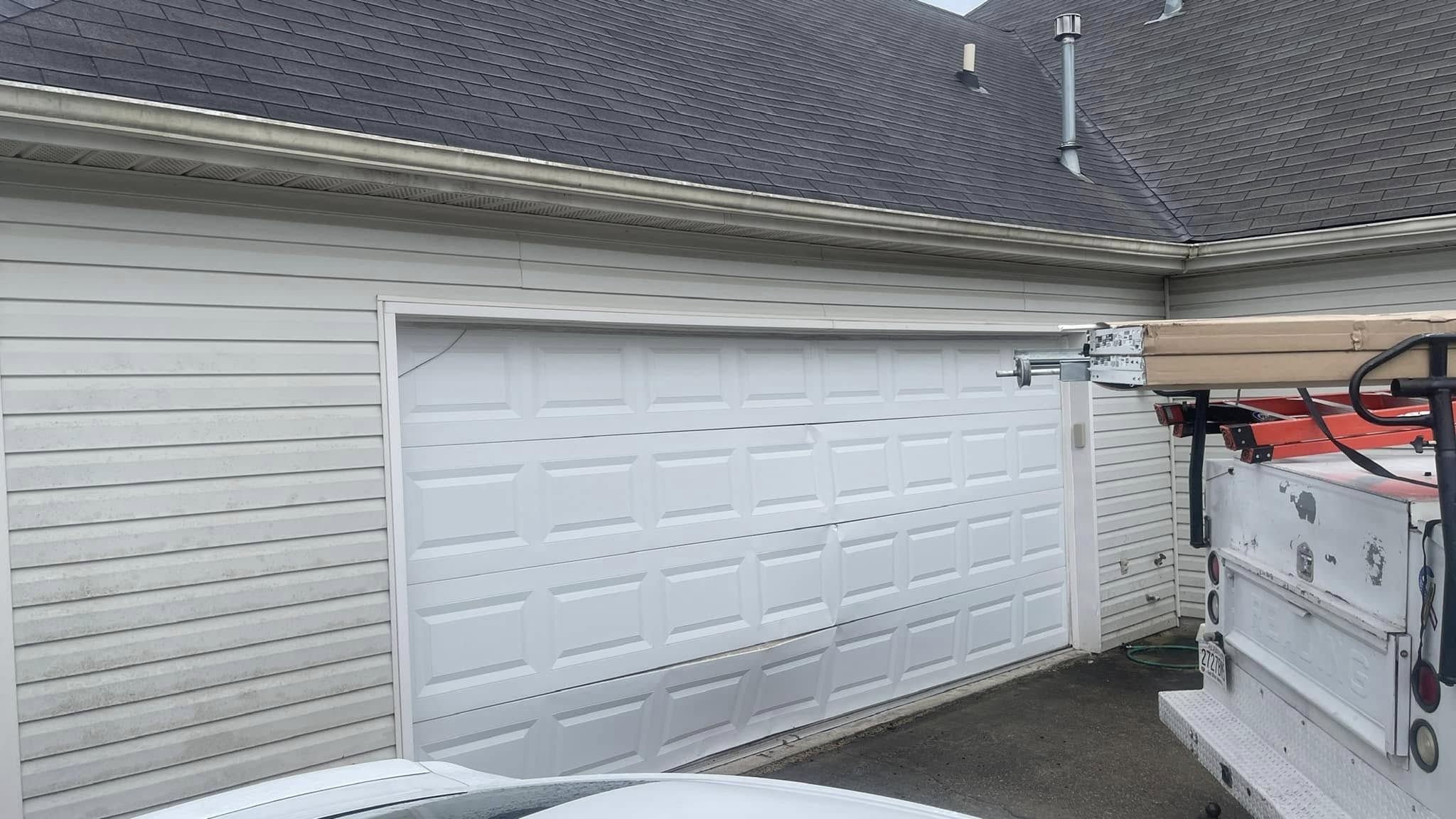 Damaged Garage Door