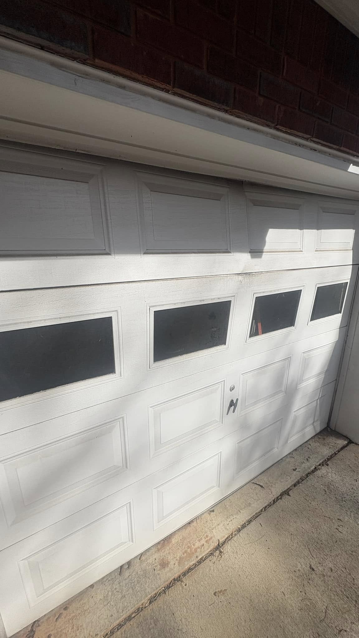 Damaged Garage Door