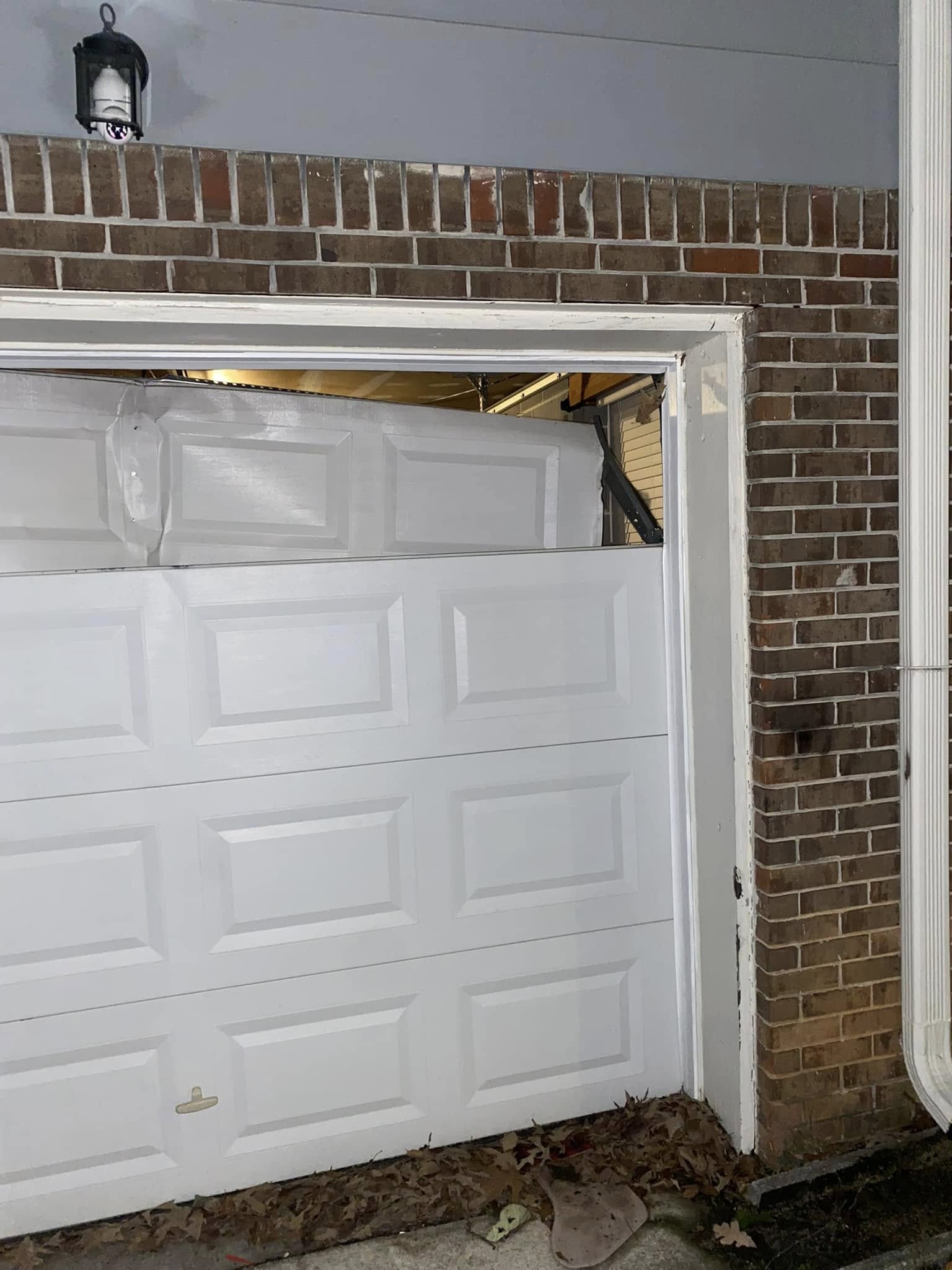 Broken Garage Door